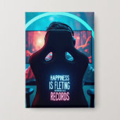 Bar Mat: Winnen heeft records Button (Voorkant)