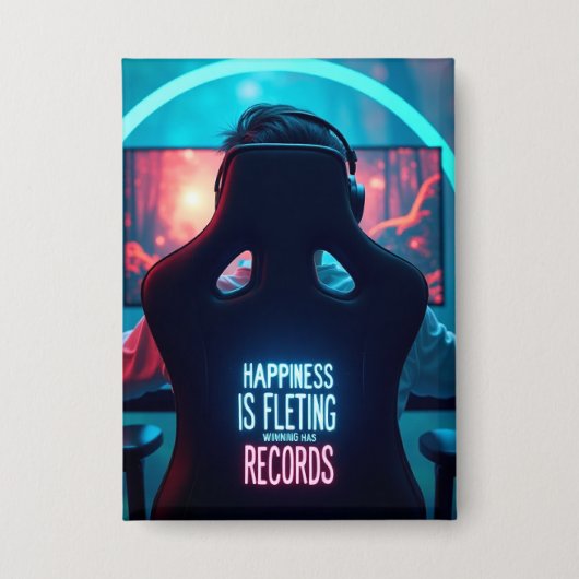 Bar Mat: Winnen heeft records Button (Voorkant)