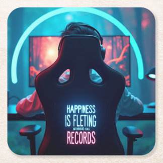 Bar Mat: Winnen heeft records Kartonnen Onderzetters