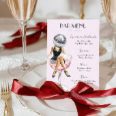 Bar Menu Disco Cocktail Meisje