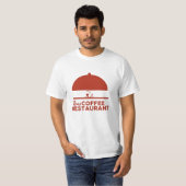 BAR MENU KOFFIE RESTAURANT lover koffie T-shirt (Voorkant volledig)