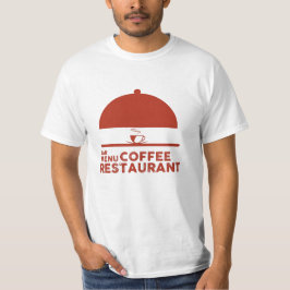 BAR MENU KOFFIE RESTAURANT lover koffie T-shirt