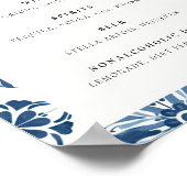 Bar Menu Lemon Positano Trouwtafel Teken Poster (Hoek)