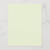 Bar menu salie groene limonade (Achterkant)