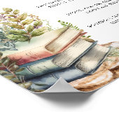 Bar Menu Storybook Douchebord Poster (Hoek)