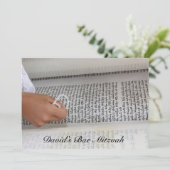 Bar Mitswa/Bat Mitswa Kaart (Staand voorkant)