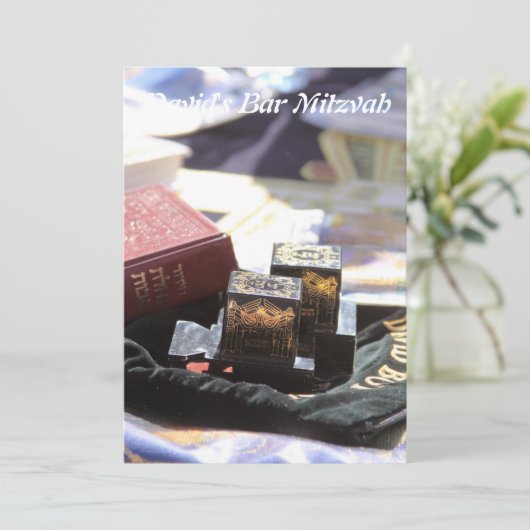 Bar Mitswa/Bat Mitswa Kaart (Staand voorkant)