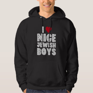 Bar Mitswa Decoraties Jodendom Ik hou van mooie Jo Hoodie