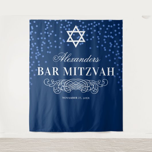 Bar Mitswa-fotobehang Wandkleed (Voorkant)