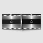 Bar Mitswa Gastboek Zwart en Zilver Gastenboek (Volledig)