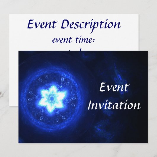 Bar Mitswa - Heldere Ster Kaart (Voorkant / Achterkant)