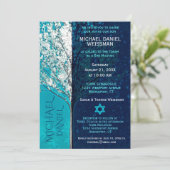 Bar Mitswa Levensboom met sterren Kaart (Staand voorkant)