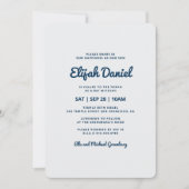 Bar Mitswa Modern en eenvoudig Kaart (Voorkant)