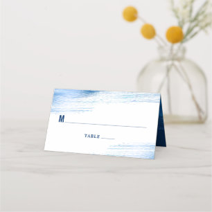 Bar Mitswa Navy Typografie Blauwe Folie Vet Modern Plaatskaartje