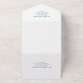 Bar Mitswa nodigt Joods basketbal uit in één All In One Uitnodiging (Buitenkant)