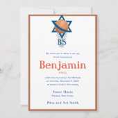 Bar Mitswa nodigt uit tot Joods Sportbasketbal Kaart (Voorkant)