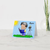 Bar Mitswa Notitiekaarten of Bar Mitswa Uitnodigin (Voorkant)