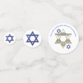 Bar Mitswa of Bat Mitswa Confetti (Voorkanten)