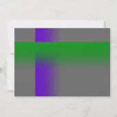 Bar Mitswa paars en groen op elke kleur Kaart (Achterkant)