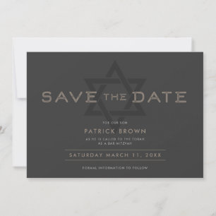 Bar Mitswa Save the Date Kaart