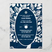 Bar Mitswa uitnodiging ECHT FOLIE Boom des Levens  (Voorkant)