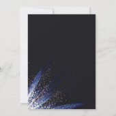 Bar Mitswa uitnodiging Elegante Geometrisch (Achterkant)