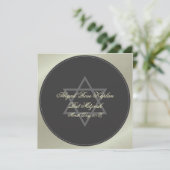 Bar Mitswa uitnodigingen, Kaart (Staand voorkant)