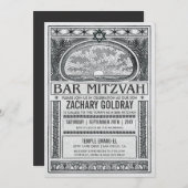 Bar Mitswa Uitnodigingen  Mystiek (Voorkant / Achterkant)