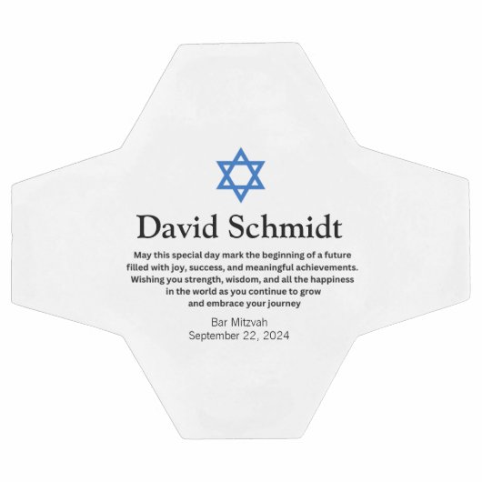 Bar Mitswa Voetbal cadeaus voor jongens (Enkel)