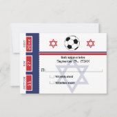 Bar Mitswa Voetbalticket RSVP (Voorkant)