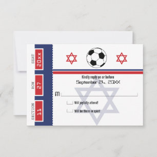 Bar Mitswa Voetbalticket RSVP