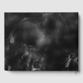 Bar mitswa zwart marmer goud scroll elegante foto gastenboek