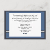 Bar Mitzvah - aangepaste accommodatiekaarten Informatiekaartje (Voorkant)