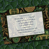 Bar Mitzvah Abstract Design Groen Kaart