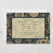 Bar Mitzvah Abstracte achtergrond ontwerp blauw be Kaart (Voorkant)