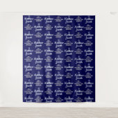 Bar Mitzvah Achtergrond Step en Repeat Banner Wandkleed (Voorkant)