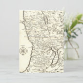 Bar Mitzvah Ancient Map Tribes of Israel Kaart (Staand voorkant)