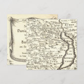 Bar Mitzvah Antiek Kaart, stammen van Israël Save The Date (Voorkant / Achterkant)