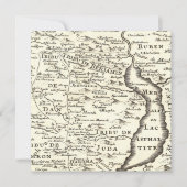 Bar Mitzvah Antiek Kaart, stammen van Israël Save The Date (Voorkant)