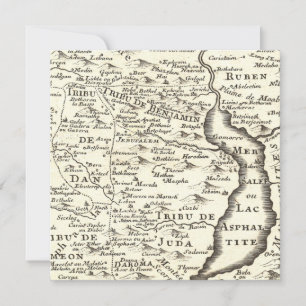 Bar Mitzvah Antiek Kaart, stammen van Israël Save The Date