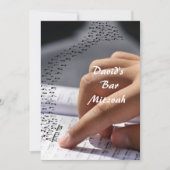 Bar Mitzvah/Bat Mitzvah Uitnodiging (Voorkant)