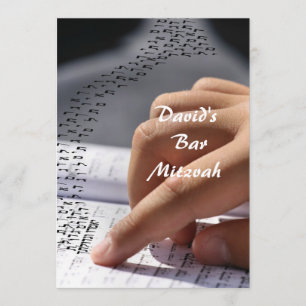 Bar Mitzvah/Bat Mitzvah Uitnodiging