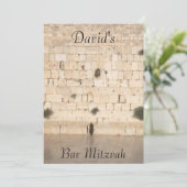 Bar Mitzvah/Bat Mitzvah Uitnodiging (Staand voorkant)