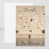 Bar Mitzvah/Bat Mitzvah Uitnodiging (Voorkant / Achterkant)