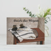 Bar Mitzvah/Bat Mitzvah Uitnodiging (Staand voorkant)