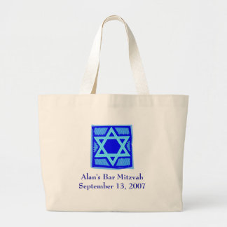 Bar Mitzvah Beach Bag () Grote Tote Bag