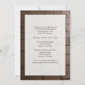 Bar Mitzvah Bimah Movie Invitation Kaart (Achterkant)