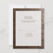 Bar Mitzvah Bimah Movie RSVP Reply Card (Voorkant)