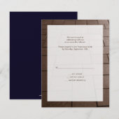 Bar Mitzvah Bimah Movie RSVP Reply Card (Voorkant / Achterkant)