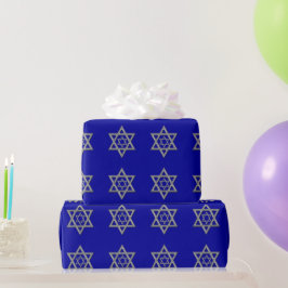 Bar Mitzvah blue, cadeauomslag Cadeaupapier
